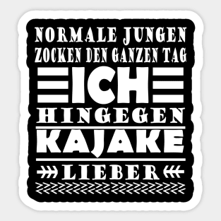 Kajak Rafting Wildwasser Team Spruch Kanu Spruch Sticker